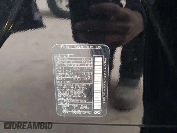 2019 Infiniti QX50 Essential с VIN 3PCAJ5M1XKF126209, выставлен на аукционе Copart как лот 88332035 с пробегом 57 666 миль миль и Чистый • Clean title. История ставок и продаж доступна на DreamBid. Изображение 13.