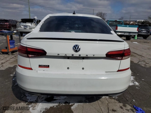 2020 Volkswagen Passat 2.0T R-Line with VIN 1VWMA7A36LC025243, listed as a Copart auction lot 45939895 with 59,594 mi miles and Salvage Title. Bid and sale history available at carsss.com. Image 6.