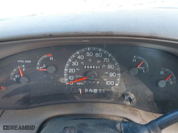 1998 Ford F-150 Standard with VIN 1FTZF1769WNB92343, listed as a IAAI auction lot 41595621 with 204,630 mi miles. Bid and sale history available at carsss.com. Image 7.