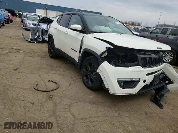 2019 Jeep Compass Altitude with VIN 3C4NJCBB4KT618673, listed as a Copart auction lot 51801955 with 104,784 mi miles and Salvage title. Bid and sale history available at DreamBid. Image 12.