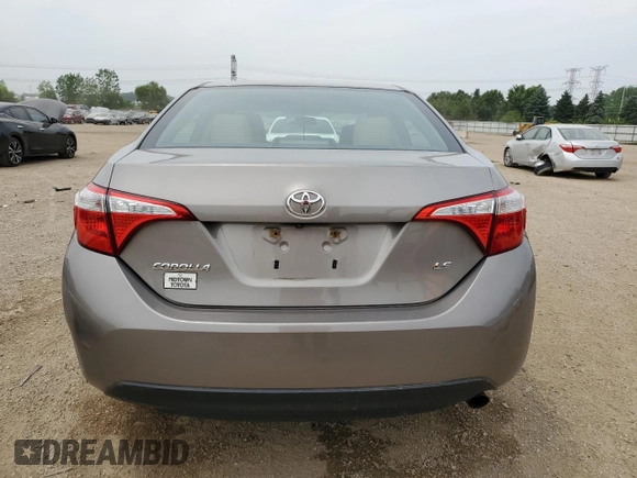 2016 Toyota Corolla L with VIN 2T1BURHE7GC612925, listed as a Copart auction lot 60486935 with 77,785 mi miles and Salvage title. Bid and sale history available at DreamBid. Image 6.