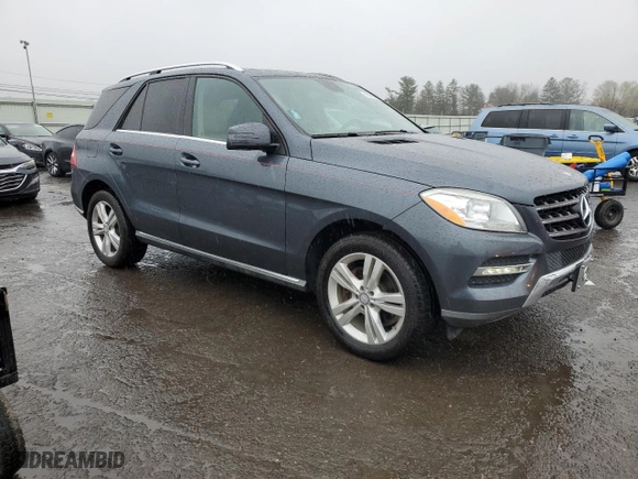 2013 Mercedes-Benz M-Class ML 350 with VIN 4JGDA5HBXDA248947, listed as a Copart auction lot 52191295 with 64,535 mi miles and Salvage Title. Bid and sale history available at carsss.com. Image 4.