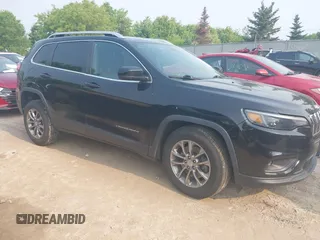 2019 Jeep Cherokee Latitude Plus with VIN 1C4PJMLX2KD446299, listed as a IAAI auction lot 42374013 with 122,785 mi miles and . Bid and sale history available at DreamBid. Image 1.