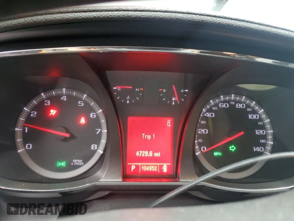 2011 GMC Terrain SLE-2 with VIN 2CTFLSE58B6210488, listed as a Copart auction lot 42095355 with 104,952 mi miles and Salvage Title. Bid and sale history available at carsss.com. Image 9.
