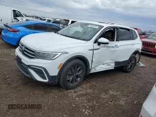 2024 Volkswagen Tiguan SE with VIN 3VVMB7AX9RM174127, listed as a Copart auction lot 53826785 with 4,208 mi miles and Salvage title. Bid and sale history available at DreamBid. Image 1.