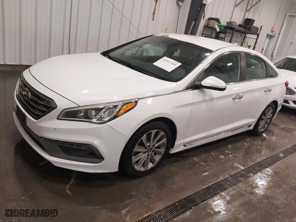 2015 Hyundai Sonata 2.4L Sport with VIN 5NPE34AF4FH077294, listed as a IAAI auction lot 41937309 with 188,192 mi miles. Bid and sale history available at carsss.com. Image 17.
