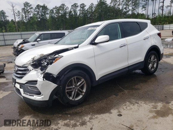 2018 Hyundai Santa Fe 2.4L с VIN 5XYZT3LB1JG564782, выставлен на аукционе Copart как лот 51620605 с пробегом 126 066 миль миль и Списание • Salvage title. История ставок и продаж доступна на DreamBid. Изображение 1.