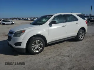 2017 Chevrolet Equinox LS with VIN 2GNALBEK9H1585878, listed as a Copart auction lot 47067835 with 124,186 mi miles and Salvage Title. Bid and sale history available at carsss.com. Image 1.
