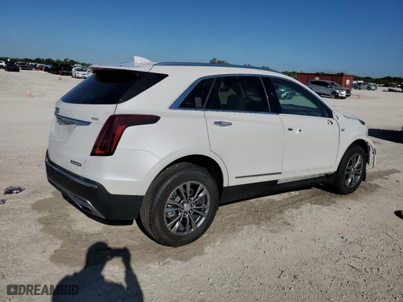 2023 Cadillac XT5 AWD Premium Luxury with VIN 1GYKNDRS8PZ135295, listed as a Copart auction lot 47783265 with 7,072 mi miles and Non Repairable. Bid and sale history available at carsss.com. Image 3.