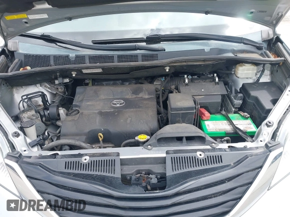 2014 Toyota Sienna LE with VIN 5TDJK3DC1ES080711, listed as a IAAI auction lot 41910679 with 118,788 mi miles and . Bid and sale history available at DreamBid. Image 10.