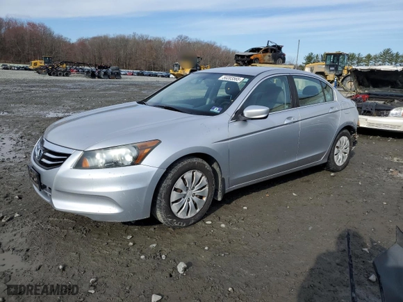 2011 Honda Accord Sdn LX with VIN 1HGCP2F30BA143809, listed as a Copart auction lot 50203565 with 102,493 mi miles and Salvage Title. Bid and sale history available at carsss.com. Image 1.