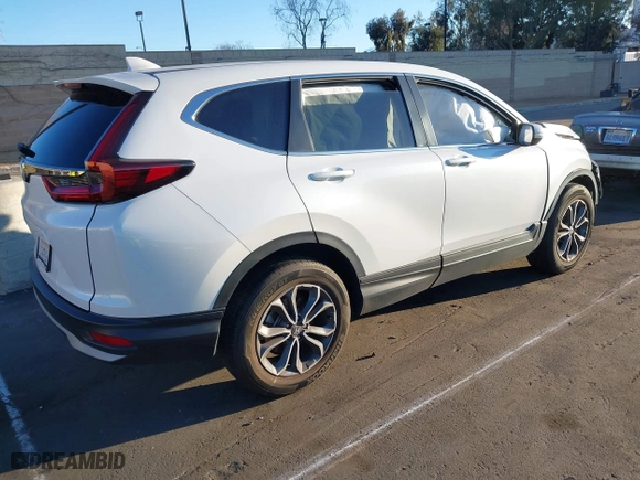2022 Honda CR-V EX with VIN 5J6RW1H59NA022649, listed as a IAAI auction lot 41561168 with 13,137 mi miles. Bid and sale history available at carsss.com. Image 4.