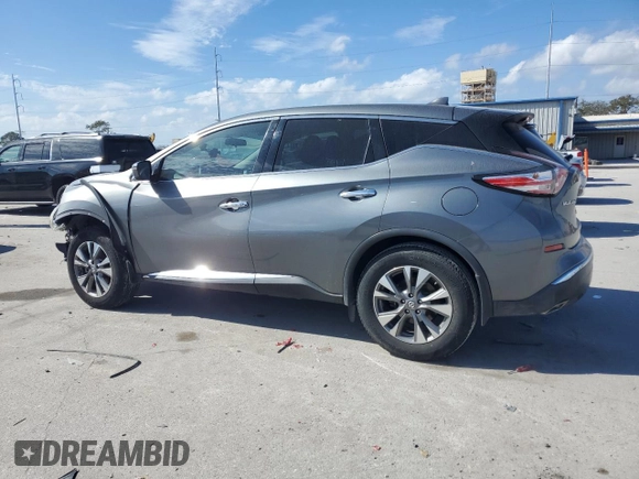 2016 Nissan Murano Platinum with VIN 5N1AZ2MGXGN169156, listed as a Copart auction lot 44058115 with 76,008 mi miles and Salvage Title. Bid and sale history available at DreamBid. Image 2.