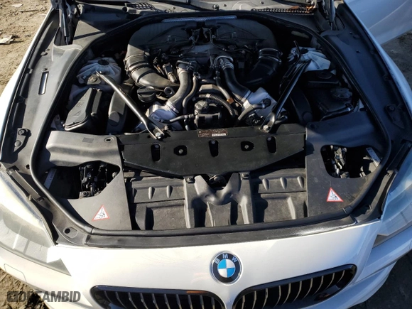 2012 BMW 6 Series 650i xDrive with VIN WBALX5C55CC894302, listed as a Copart auction lot 43796615 with 106,544 mi miles and Salvage Title. Bid and sale history available at carsss.com. Image 11.