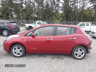 2012 Nissan LEAF SL with VIN JN1AZ0CP7CT026409, listed as a IAAI auction lot 42127666 with 55,306 mi miles and . Bid and sale history available at DreamBid. Image 15.