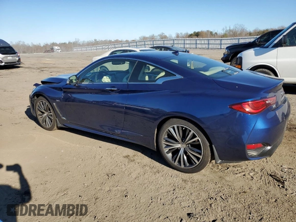 2018 Infiniti Q60 Luxe with VIN JN1EV7EL5JM391677, listed as a Copart auction lot 68999702 with 85,884 mi miles and . Bid and sale history available at DreamBid. Image 2.