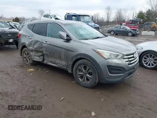 2016 Hyundai Santa Fe z VIN 5XYZTDLB1GG343763, wystawiony jako IAAI lot #41659641 z przebiegiem 96 415 mil mil oraz . Historia ofert i sprzedaży dostępna na DreamBid. Obrazek 1.