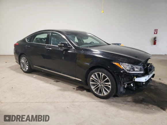 2017 Genesis G80 3.8L with VIN KMHGN4JE1HU199075, listed as a Copart auction lot 72238284 with 41,891 mi miles and Salvage Title. Bid and sale history available at carsss.com. Image 4.