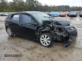 2013 Hyundai Accent SE with VIN KMHCU5AE1DU130498, listed as a Copart auction lot 48316105 with 0 mi miles and Salvage Title. Bid and sale history available at carsss.com. Image 4.