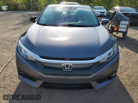 2016 Honda Civic EX-T with VIN 2HGFC1F44GH114785, listed as a Copart auction lot 57383755 with 168,529 mi miles and Salvage title. Bid and sale history available at DreamBid. Image 5.