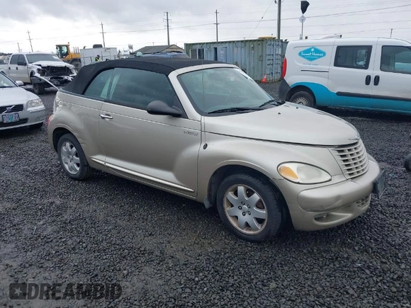 2005 Chrysler PT Cruiser Touring with VIN 3C3EY55E35T628200, listed as a IAAI auction lot 41707251 with 82,655 mi miles and . Bid and sale history available at DreamBid. Image 1.