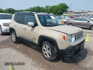 2016 Jeep Renegade Limited z VIN ZACCJBDT4GPD35969, wystawiony jako IAAI lot #42472057 z przebiegiem 101 690 mil mil oraz . Historia ofert i sprzedaży dostępna na DreamBid. Obrazek 1.
