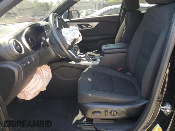 2020 Chevrolet Blazer LT with VIN 3GNKBCRS1LS618635, listed as a Copart auction lot 53455835 with 60,227 mi miles and Salvage title. Bid and sale history available at DreamBid. Image 7.