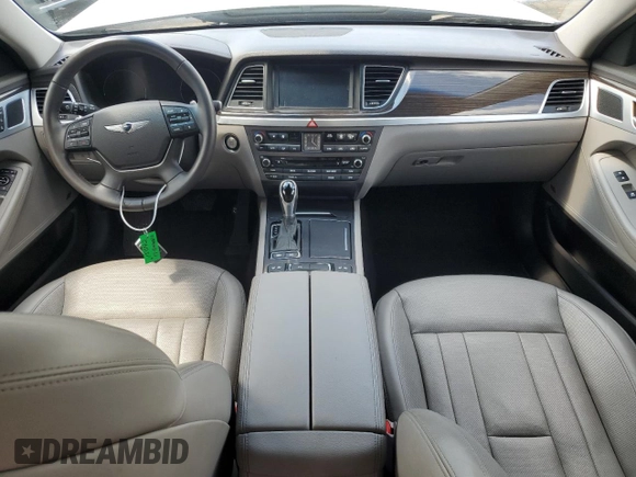 2017 Genesis G80 3.8L with VIN KMHGN4JE5HU182151, listed as a Copart auction lot 71682794 with 57,024 mi miles and Salvage Title. Bid and sale history available at carsss.com. Image 8.