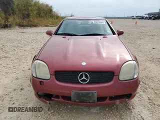1999 Mercedes-Benz SLK-Class with VIN WDBKK47F0XF132802, listed as a Copart auction lot 69818544 with 123,026 mi miles and Salvage Title. Bid and sale history available at carsss.com. Image 5.