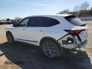 2023 Acura MDX w/A-Spec Package z VIN 5J8YE1H05PL802410, wystawiony jako Copart lot #53023675 z przebiegiem 15 366 mil mil oraz Czysty tytuł • Clean title. Historia ofert i sprzedaży dostępna na DreamBid. Obrazek 2.