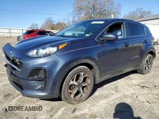 2021 Kia Sportage LX with VIN KNDPM3AC1M7888414, listed as a Copart auction lot 45308345 with 201,295 mi miles and Salvage Title. Bid and sale history available at DreamBid. Image 1.