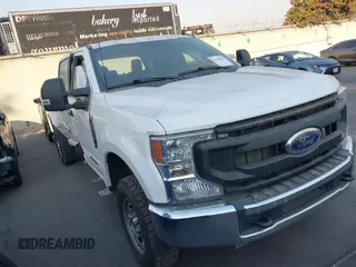 2022 Ford Super Duty F-250 SRW XL with VIN 1FT7W2BT5NEC17344, listed as a IAAI auction lot 41150860 with 76,879 mi miles. Bid and sale history available at carsss.com. Image 1.