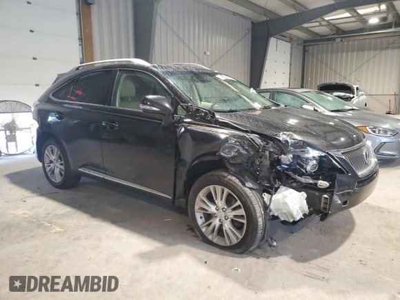 2012 Lexus RX 450h with VIN JTJBC1BA4C2427764, listed as a Copart auction lot 62687665 with 176,408 mi miles and Salvage title. Bid and sale history available at DreamBid. Image 4.