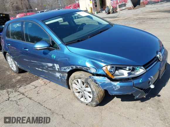 2016 Volkswagen Golf TSI S z VIN 3VW217AUXGM046505, wystawiony jako IAAI lot #41793487 z przebiegiem 53 001 mil mil oraz . Historia ofert i sprzedaży dostępna na DreamBid. Obrazek 1.