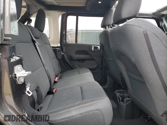 2025 Jeep Wrangler Sahara with VIN 1C4PJXEN9SW526216, listed as a Copart auction lot 86907844 with 921 mi miles and Clean Title. Bid and sale history available at DreamBid. Image 11.
