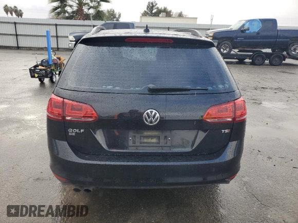 2016 Volkswagen Golf SportWagen TSI S with VIN 3VWC17AU6GM511074, listed as a Copart auction lot 85821404 with 75,916 mi miles and Salvage Title. Bid and sale history available at carsss.com. Image 6.