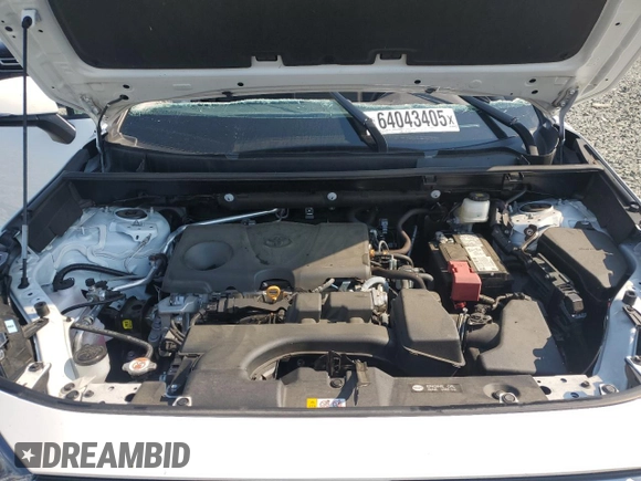2022 Toyota RAV4 LE with VIN 2T3K1RFV2NW229327, listed as a Copart auction lot 64043405 with 18,161 mi miles and Salvage title. Bid and sale history available at DreamBid. Image 12.