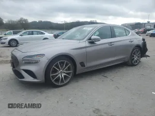 2022 Genesis G70 3.3T with VIN KMTG54TE0NU094803, listed as a Copart auction lot 79258544 with 42,832 mi miles and Salvage Title. Bid and sale history available at carsss.com. Image 1.