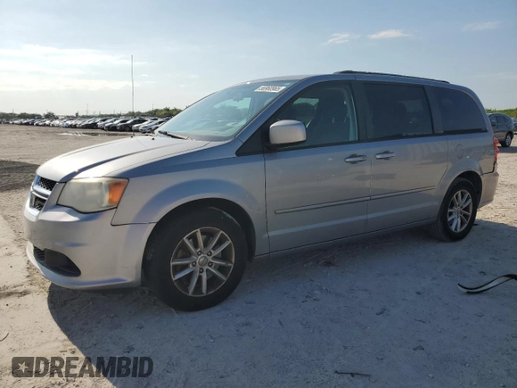 2014 Dodge Grand Caravan SXT z VIN 2C4RDGCG6ER223900, wystawiony jako Copart lot #56960965 z przebiegiem 101 275 mil mil oraz Szkoda całkowita • Salvage title. Historia ofert i sprzedaży dostępna na DreamBid. Obrazek 1.