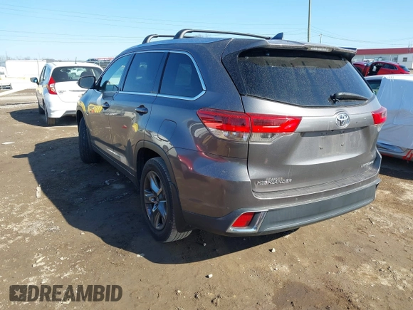 2017 Toyota Highlander Limited с VIN 5TDDZRFH9HS464762, выставлен на аукционе IAAI как лот 41396047 с пробегом 60 528 миль миль и . История ставок и продаж доступна на DreamBid. Изображение 3.
