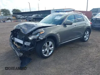 2010 Infiniti FX with VIN JN8AS1MW0AM856299, listed as a IAAI auction lot 42585732 with 74,415 mi miles and . Bid and sale history available at DreamBid. Image 2.