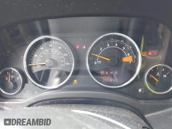 2016 Jeep Compass High Altitude Edition with VIN 1C4NJDEB4GD695249, listed as a IAAI auction lot 42030142 with 155,849 mi miles. Bid and sale history available at carsss.com. Image 7.