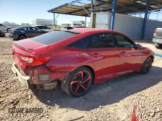 2019 Honda Accord Sedan Sport 1.5T with VIN 1HGCV1F36KA067769, listed as a Copart auction lot 48950575 with 56,988 mi miles and Salvage Title. Bid and sale history available at carsss.com. Image 3.