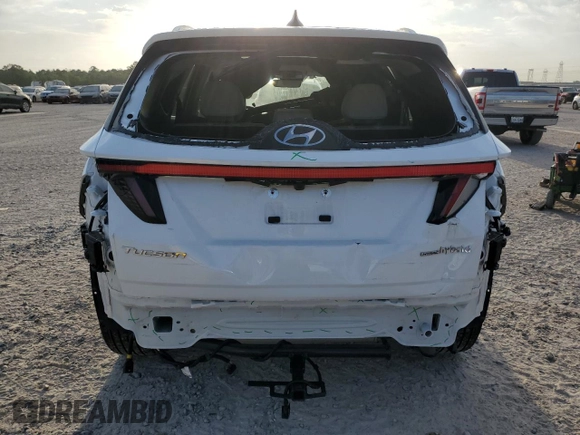 2024 Hyundai Tucson SEL Convenience with VIN KM8JCCD19RU164509, listed as a Copart auction lot 51795545 with 16,468 mi miles and Salvage Title. Bid and sale history available at carsss.com. Image 6.