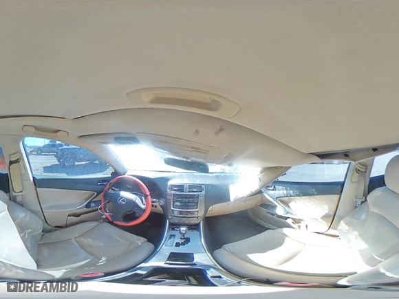 2008 Lexus IS 250 with VIN JTHBK262185054721, listed as a Copart auction lot 48535495 with 204,970 mi miles and Salvage Title. Bid and sale history available at carsss.com. Image 13.