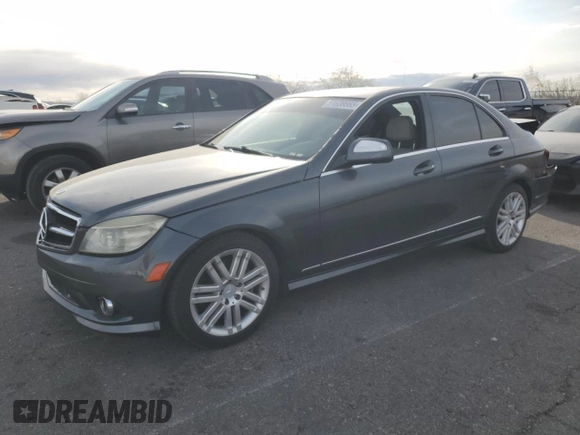 2009 Mercedes-Benz C 300 Sport with VIN WDDGF54XX9R062859, listed as a Copart auction lot 51638665 with 132,065 mi miles and Salvage Title. Bid and sale history available at DreamBid. Image 1.