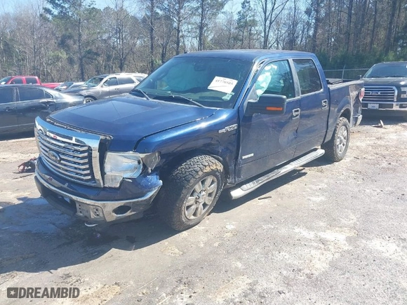2012 Ford F-150 XL with VIN 1FTFW1ET7CFA56763, listed as a IAAI auction lot 41770505 with 198,568 mi miles. Bid and sale history available at carsss.com. Image 2.