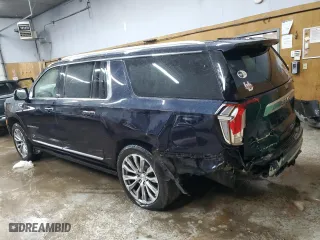 2021 GMC Yukon XL Denali with VIN 1GKS2JKL3MR259944, listed as a Copart auction lot 88652745 with 54,345 mi miles and Salvage Title. Bid and sale history available at carsss.com. Image 2.