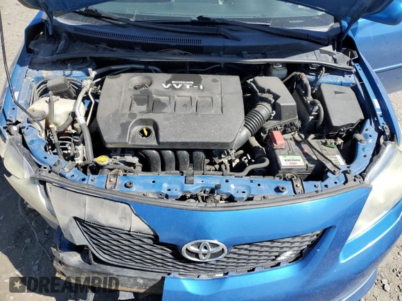 2009 Toyota Corolla with VIN 1NXBU40E79Z034678, listed as a Copart auction lot 53390285 with 173,593 mi miles and Salvage Title. Bid and sale history available at carsss.com. Image 12.