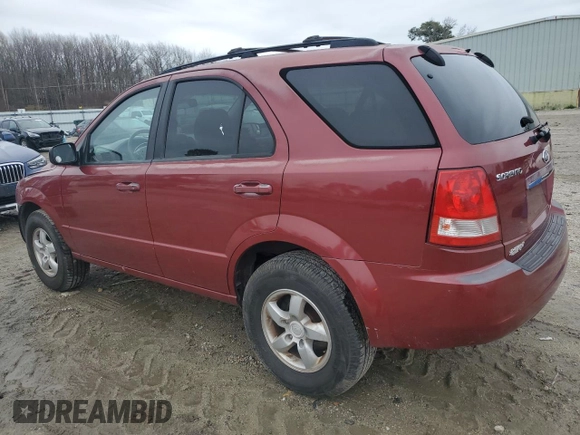 2006 Kia Sorento LX with VIN KNDJD733765583752, listed as a Copart auction lot 48997935 with 176,846 mi miles and Clean Title. Bid and sale history available at DreamBid. Image 2.